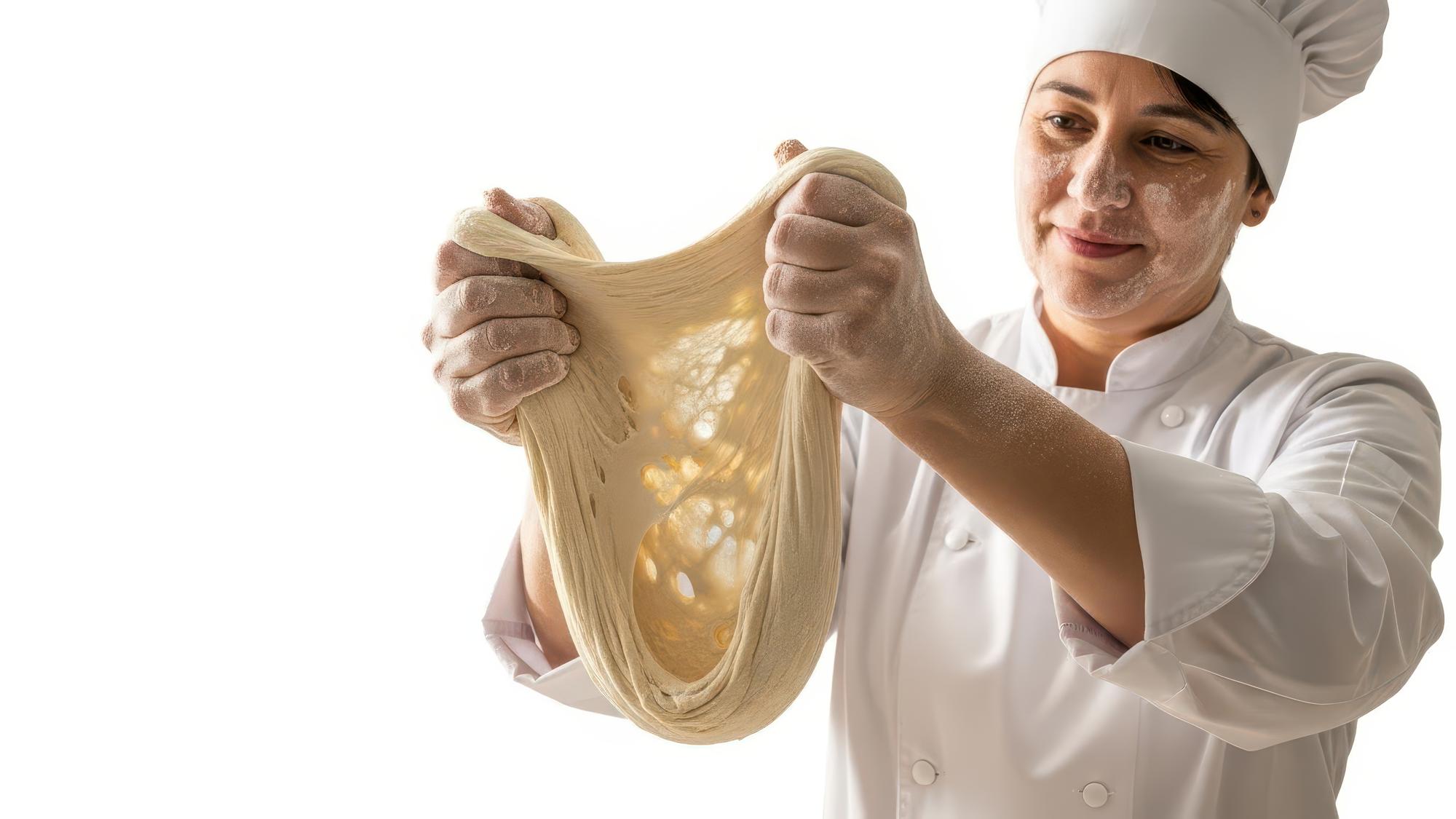 Primo piano di pasta fatta a mano